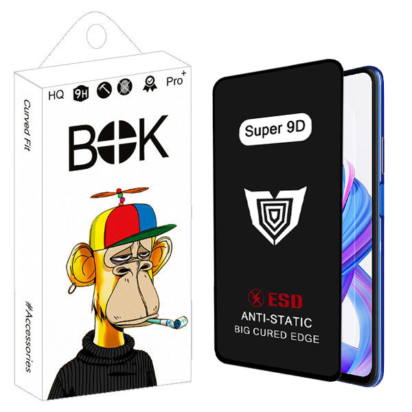 محافظ صفحه نمایش بوک مدل Super 9D مناسب برای گوشی موبایل هوآوی Y9s / آنر 9X