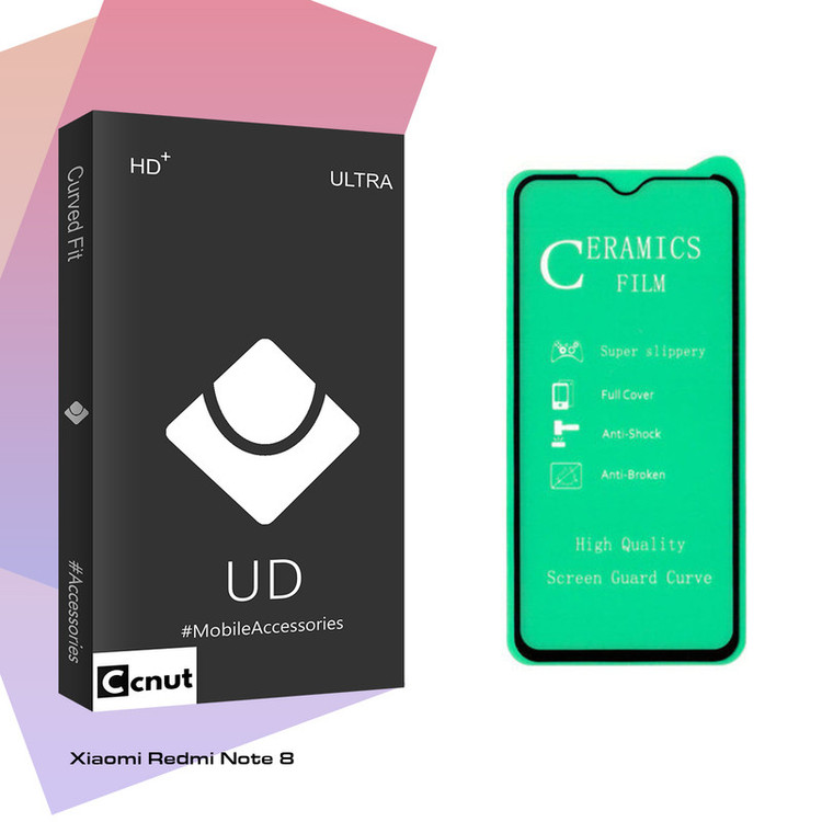 محافظ صفحه نمایش سرامیکی کوکونات مدل UD Black مناسب برای گوشی موبایل شیائومی Redmi Note 8