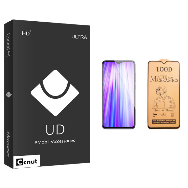 برای محافظ صفحه نمایش سرامیکی کوکونات مدل UD Black مناسب گوشی موبایل شیائومی Redmi Note 8 Pro