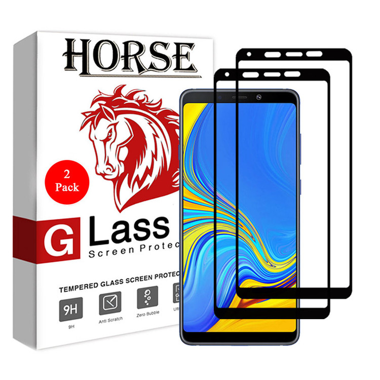 محافظ صفحه نمایش 5D هورس مدل FAG مناسب برای گوشی موبایل سامسونگ Galaxy A9s / A9 Star Pro بسته دو عددی