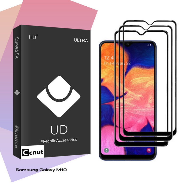 محافظ صفحه نمایش کوکونات مدل UD Black مناسب برای گوشی موبایل سامسونگ Galaxy M10 بسته سه عددی