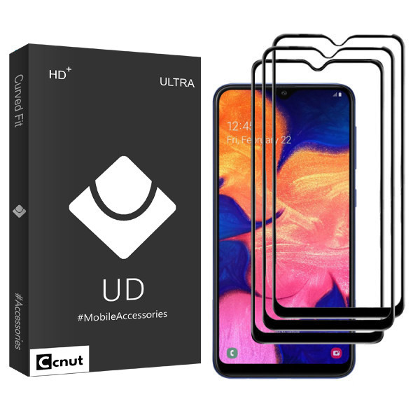 محافظ صفحه نمایش کوکونات مدل UD Black مناسب برای گوشی موبایل سامسونگ Galaxy M10 بسته سه عددی