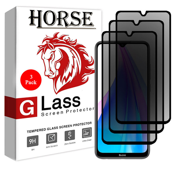 محافظ صفحه نمایش حریم شخصی هورس مدل SSP مناسب برای گوشی موبایل شیائومی Redmi Note 8T بسته 3 عددی