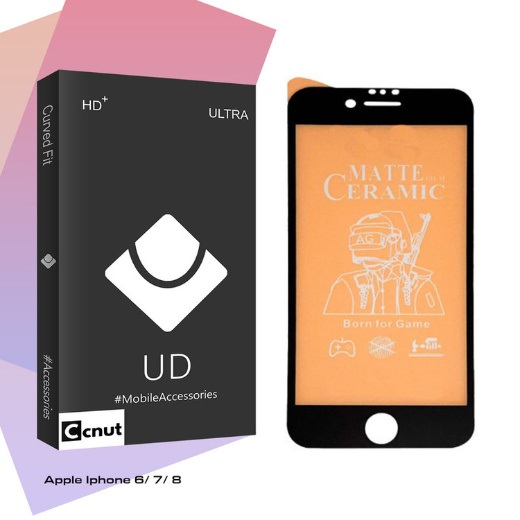 محافظ صفحه نمایش مات کوکونات مدل UD Black مناسب برای گوشی موبایل اپل Iphone 6/ 7/ 8