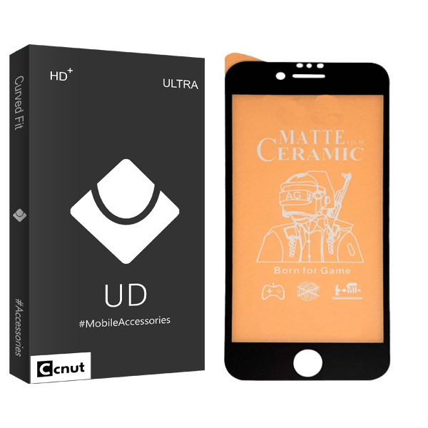 محافظ صفحه نمایش مات کوکونات مدل UD Black مناسب برای گوشی موبایل اپل Iphone 6/ 7/ 8