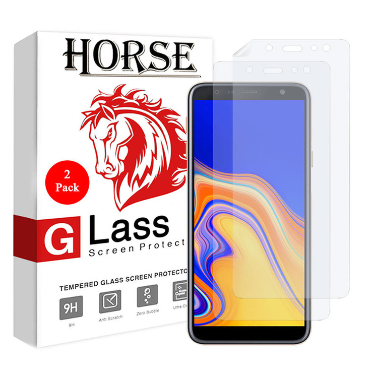 محافظ صفحه نمایش هورس مدل FSN مناسب برای گوشی موبایل سامسونگ Galaxy J4 Plus 2018 بسته دو عددی