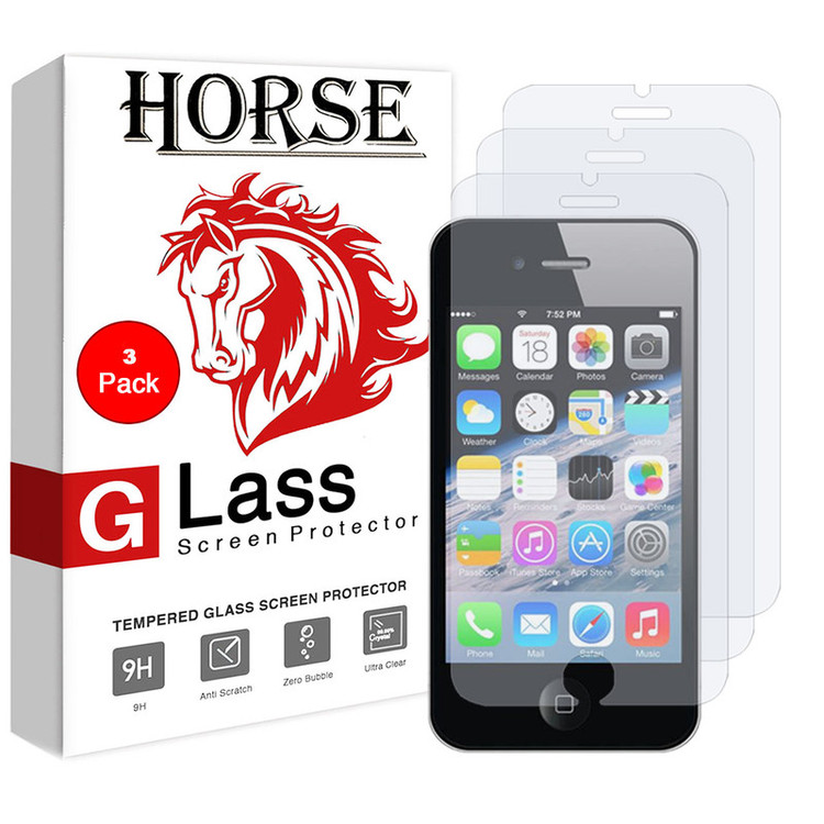 محافظ صفحه نمایش هورس مدل UCC مناسب برای گوشی موبایل اپل iPhone 4 / 4S بسته سه عددی