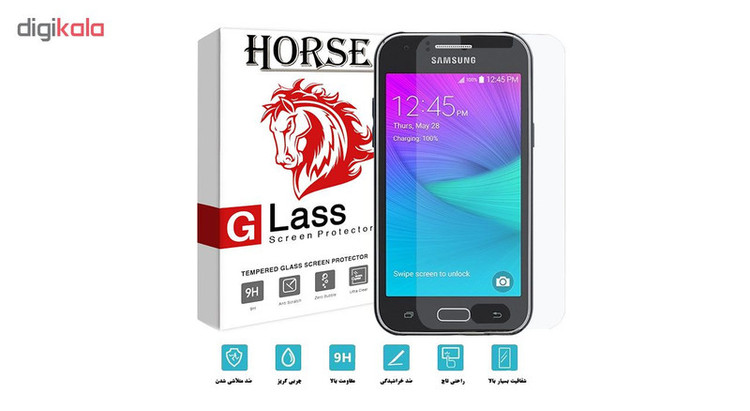 محافظ صفحه نمایش هورس مدل UCC مناسب برای گوشی موبایل سامسونگ Galaxy J1 2015