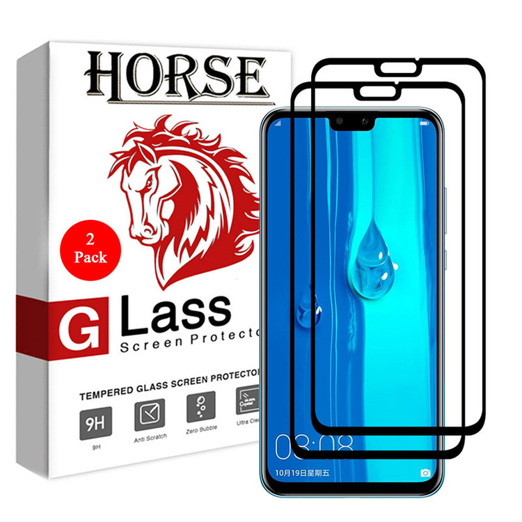 محافظ صفحه نمایش 5D هورس مدل FAG مناسب برای گوشی موبایل هوآوی Y9 2019 بسته دو عددی
