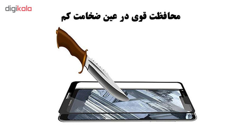 محافظ صفحه نمایش 5D هورس مدل FAG مناسب برای گوشی موبایل نوکیا 5.1 پلاس / X5 بسته دو عددی