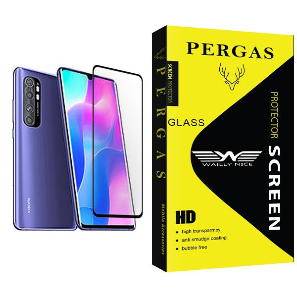 محافظ صفحه نمایش وایلی نایس مدل Pergas Glass MIX001 مناسب برای گوشی موبایل شیائومی Mi Note 10 Lite