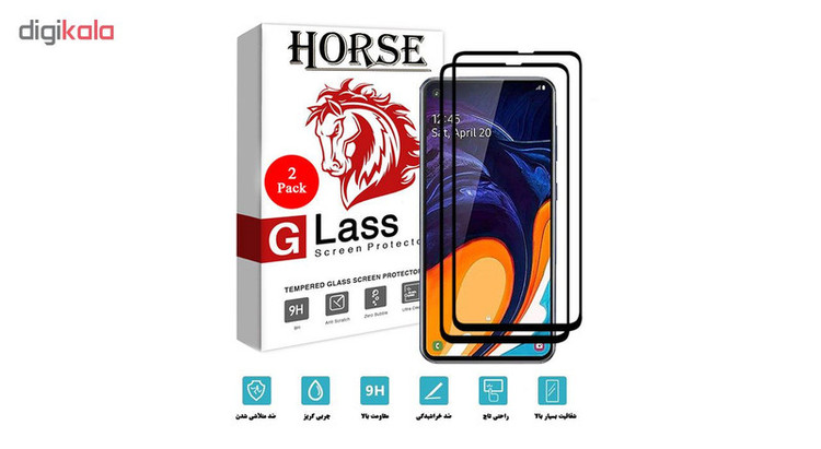 محافظ صفحه نمایش سرامیکی هورس مدل CRM مناسب برای گوشی موبایل سامسونگ Galaxy M40 بسته دو عددی