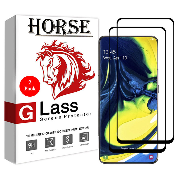 محافظ صفحه نمایش سرامیکی هورس مدل CRM مناسب برای گوشی موبایل سامسونگ Galaxy A80 / A90 بسته دو عددی