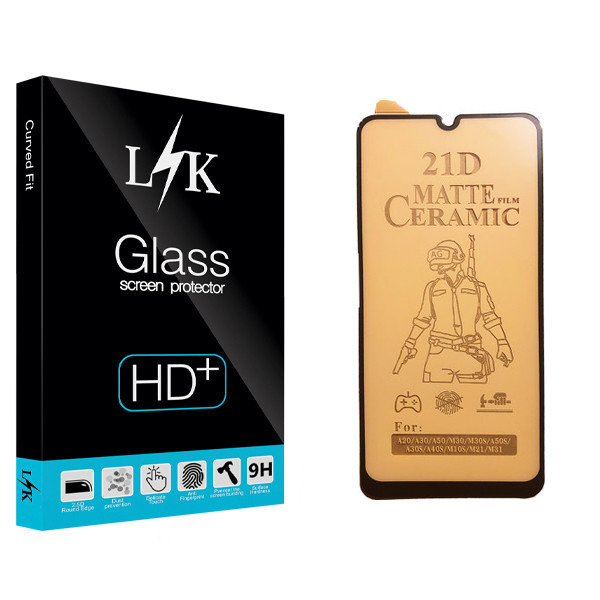 محافظ صفحه نمایش سرامیکی ال کی مدل +LITE مناسب برای گوشی موبایل سامسونگ Galaxy M31