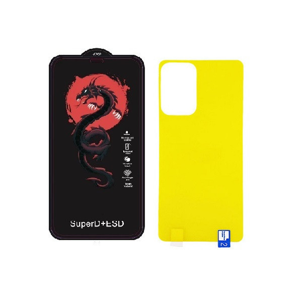 محافظ صفحه نمایش اسپایدر مدل HORO مناسب برای گوشی موبایل سامسونگ Galaxy A52 به همراه محافظ پشت گوشی