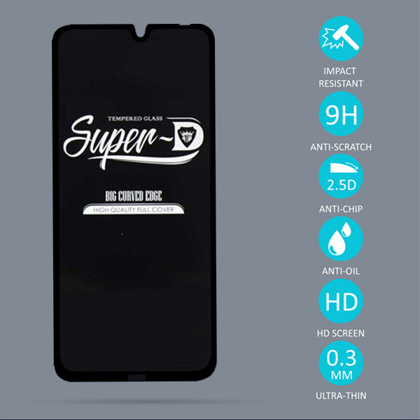 محافظ صفحه نمایش مدل Super D مناسب برای گوشی موبایل شیائومی Redmi Note 8T
