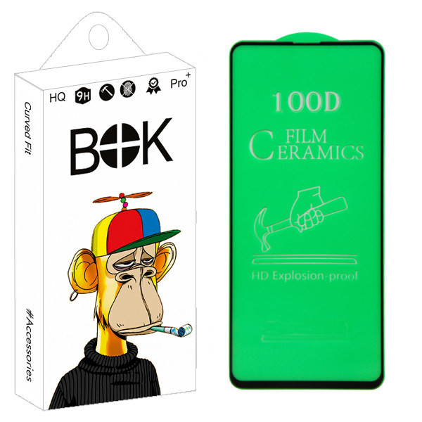 محافظ صفحه نمایش سرامیکی بوک مدل +HD مناسب برای گوشی موبایل سامسونگ Galaxy A51/ A52 / M31s