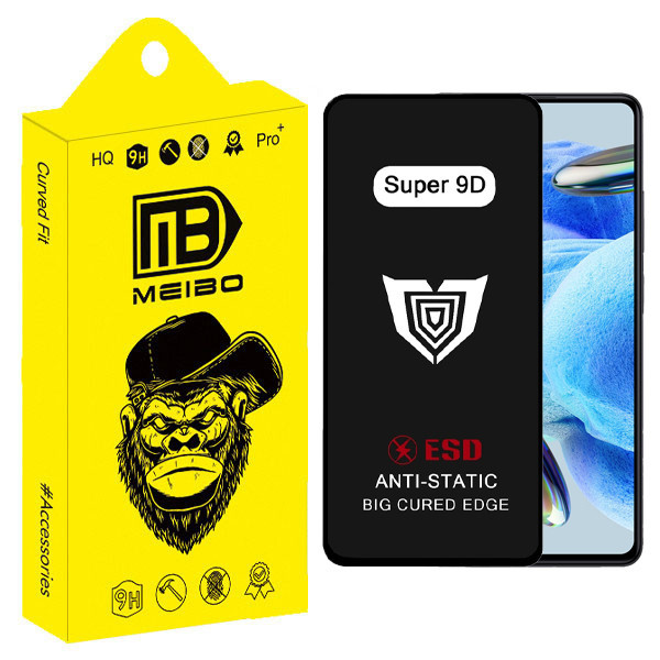 محافظ صفحه نمایش میبو مدل Super 9D مناسب برای گوشی موبایل شیائومی Redmi Note 12 4G / 5G /Note 12 Pro 4G / 5G / Note 12 Pro Plus