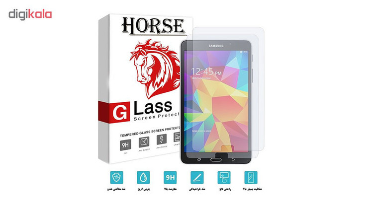 محافظ صفحه نمایش گلس هورس مدل UCC مناسب برای تبلت سامسونگ Galaxy Tab 4 7 T230 بسته دو عددی