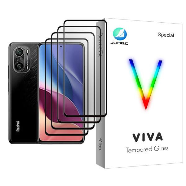 محافظ صفحه نمایش جانبو مدل Viva Glass MIX004 مناسب برای گوشی موبایل شیائومی Redmi K40 Pro+ بسته چهار عددی