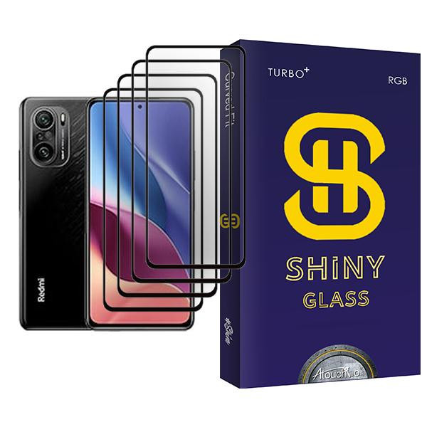 محافظ صفحه نمایش آتوچبو مدل Shiny Glass MIX004 مناسب برای گوشی موبایل شیائومی Redmi K40 Pro+ بسته چهار عددی