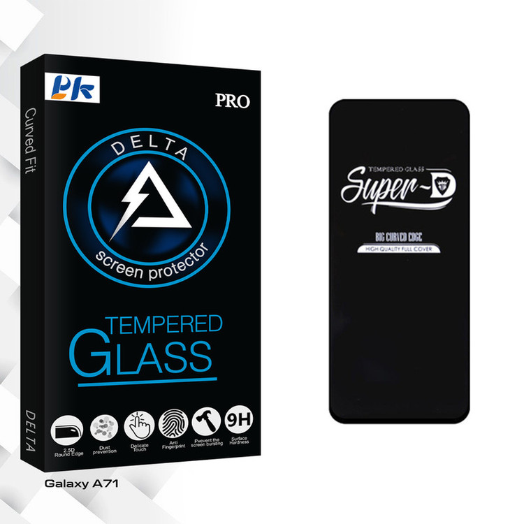 محافظ صفحه نمایش شیشه ای پی کی مدل Delta Sup-D مناسب برای گوشی موبایل سامسونگ Galaxy A71