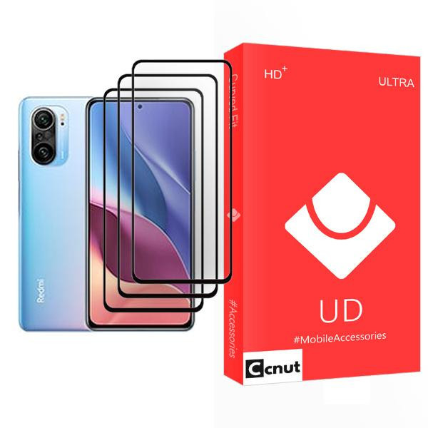 محافظ صفحه نمایش کوکونات مدل UD Ultra MIX003 مناسب برای گوشی موبایل شیائومی Redmi K40 Pro بسته سه عددی
