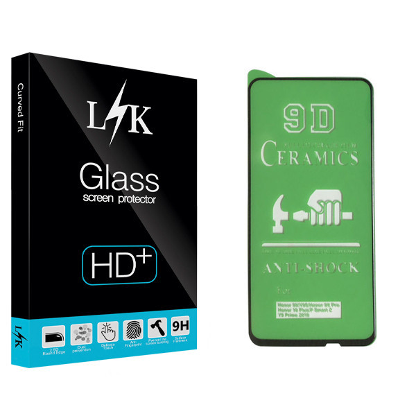 محافظ صفحه نمایش 9D ال کی مدل +LITE مناسب برای گوشی موبایل هوآوی Y9 Prime 2019/Y9S/9X