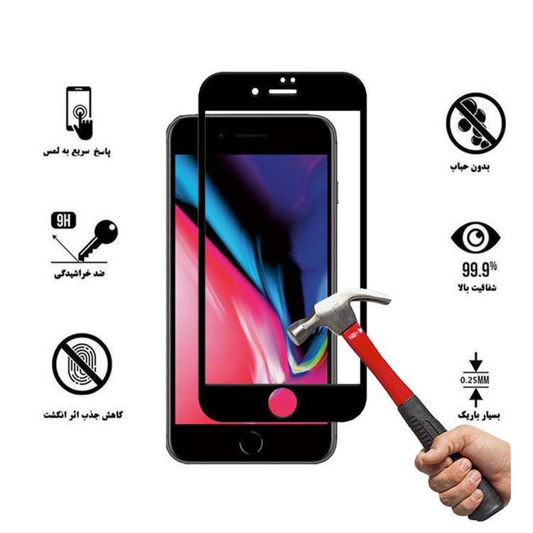 محافظ صفحه نمایش سرامیکی هورس مدل CMC-H مناسب برای گوشی موبایل اپل iPhone 8