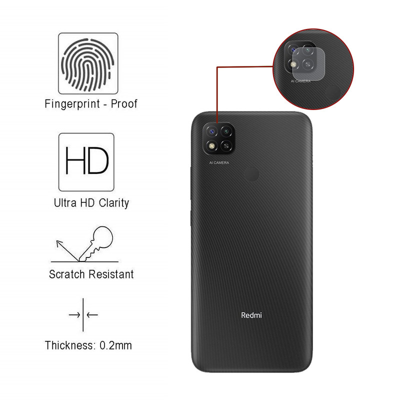 محافظ لنز دوربین هورس مدل SGL-H مناسب برای گوشی موبایل شیائومی Redmi 9C