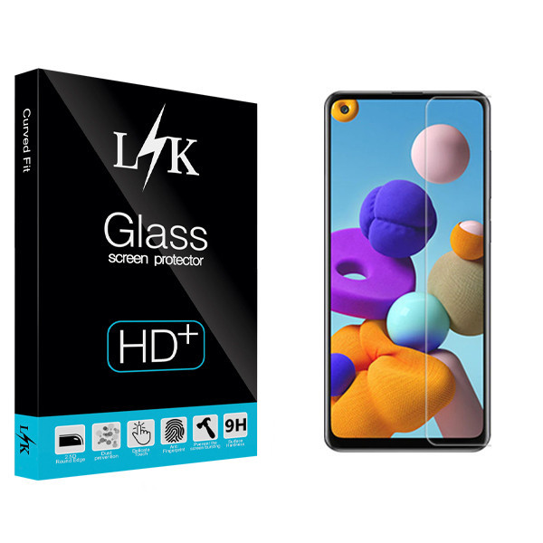 محافظ صفحه نمایش ال کی مدل +LITE مناسب برای گوشی موبایل سامسونگ Galaxy A21s