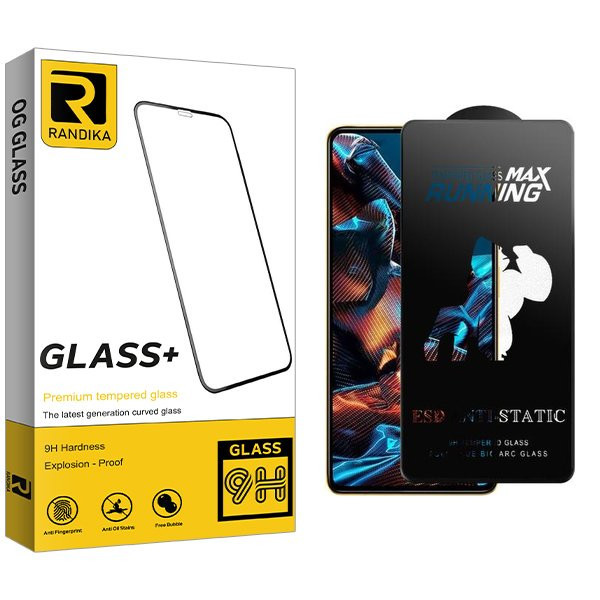 محافظ صفحه نمایش راندیکا مدل RK Running Max مناسب برای گوشی موبایل شیائومی Redmi Note 12 4G / Redmi Note 12 5G / Poco X5