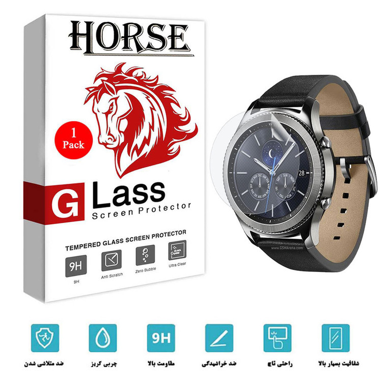 محافظ صفحه نمایش نانو هورس مدل TPU01 مناسب برای ساعت هوشمند سامسونگ Gear S3 classic