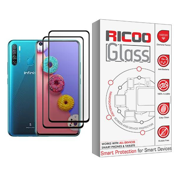 محافظ صفحه نمایش ریکو مدل Glass MIX002 مناسب برای گوشی موبایل اینفینیکس S5 بسته دو عددی