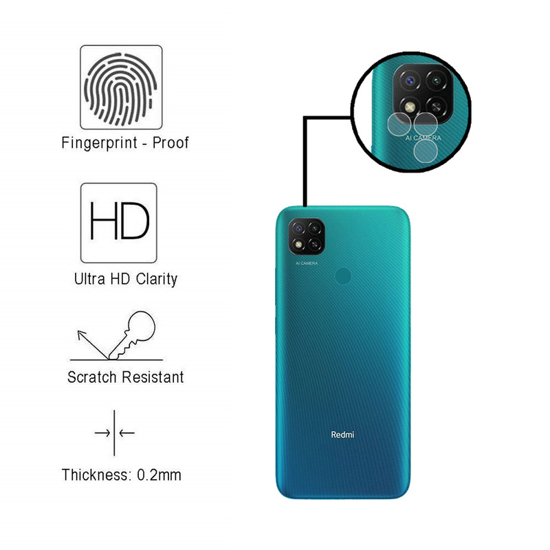 محافظ لنز دوربین هورس مدل SGL-H مناسب برای گوشی موبایل شیائومی Redmi 9 Activ