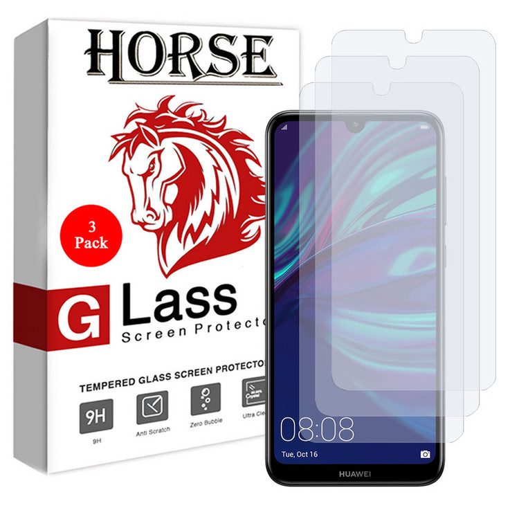محافظ صفحه نمایش هورس مدل UCC مناسب برای گوشی موبایل هوآوی Y7 Prime 2019 بسته سه عددی