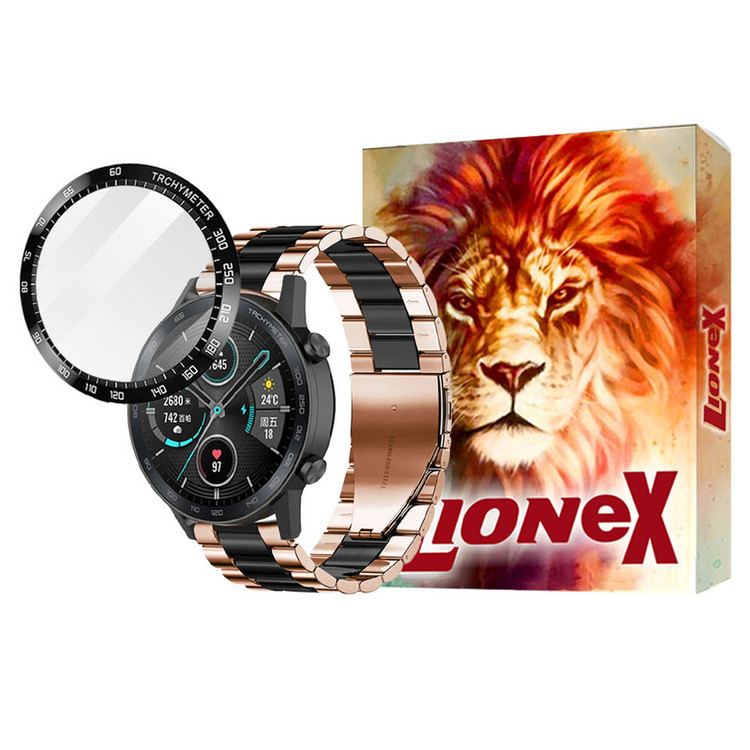 محافظ صفحه نمایش لایونکس مدل PMMAWL مناسب برای ساعت هوشمند آنر Magic Watch 2 46 mm