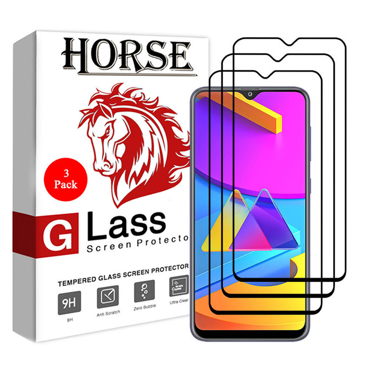محافظ صفحه نمایش 5D هورس مدل FAG مناسب برای گوشی موبایل سامسونگ Galaxy M10s بسته سه عددی