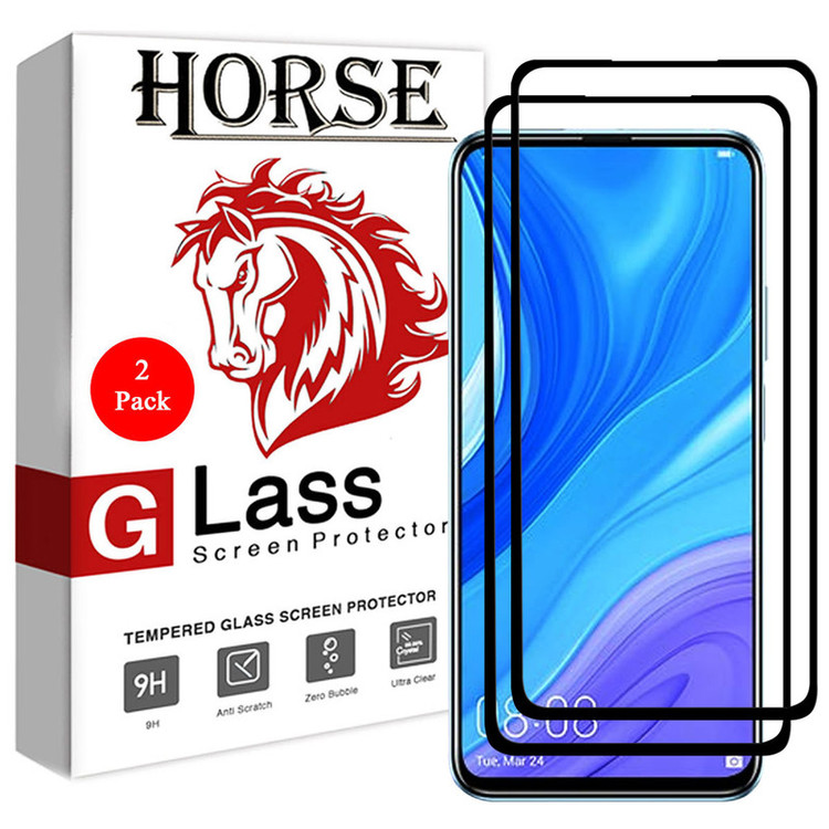 محافظ صفحه نمایش 5D هورس مدل FAG مناسب برای گوشی موبایل هوآوی P smart Pro 2019 بسته دو عددی