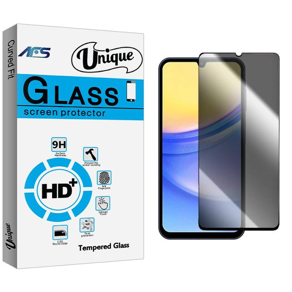 محافظ صفحه نمایش حریم شخصی ای اف اس مدل Unique2 مناسب برای گوشی موبایل سامسونگ Galaxy A16