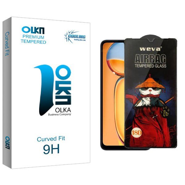 محافظ صفحه نمایش کولینگ مدل Olka Airbag مناسب برای گوشی موبایل شیائومی Redmi 13C / Poco C65