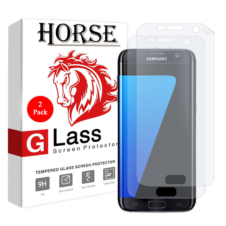 محافظ صفحه نمایش نانو هورس مدل FSN مناسب برای گوشی موبایل سامسونگ Galaxy S7 edge بسته دو عددی