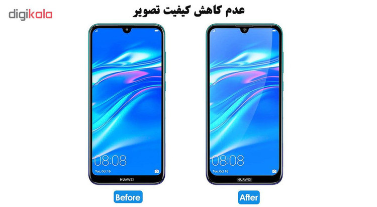 محافظ صفحه نمایش سرامیکی هورس مدل CRM مناسب برای گوشی موبایل هوآوی Y6 2019 بسته دو عددی