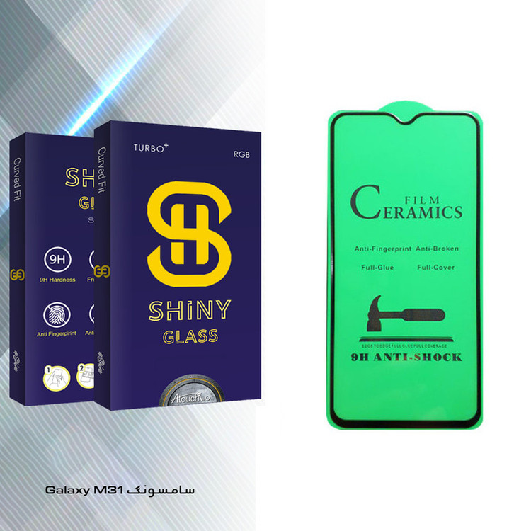 محافظ صفحه نمایش سرامیکی آتوچبو مدل Shiny Glass مناسب برای گوشی موبایل سامسونگ Galaxy M31