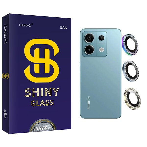 محافظ لنز گوشی آتوچبو مدل Shiny Ringi negin مناسب برای گوشی موبایل شیائومی Redmi note 13 Pro 5G