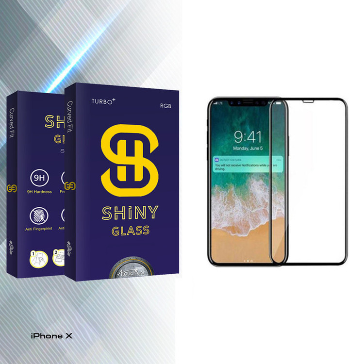 محافظ صفحه نمایش آتوچبو مدل Shiny Glass مناسب برای گوشی موبایل اپل iPhone X