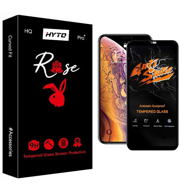 محافظ صفحه نمایش هیتو مدل Rose Antistatic مناسب برای گوشی موبایل اپل iPhone X