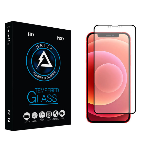 محافظ صفحه نمایش سرامیکی دلتا مدل Fit مناسب برای گوشی موبایل اپل iPhone 12 mini