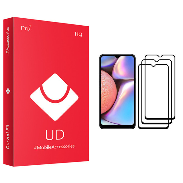 محافظ صفحه نمایش یو دی مدل +PRO مناسب برای گوشی موبایل سامسونگ Galaxy A10s بسته سه عددی