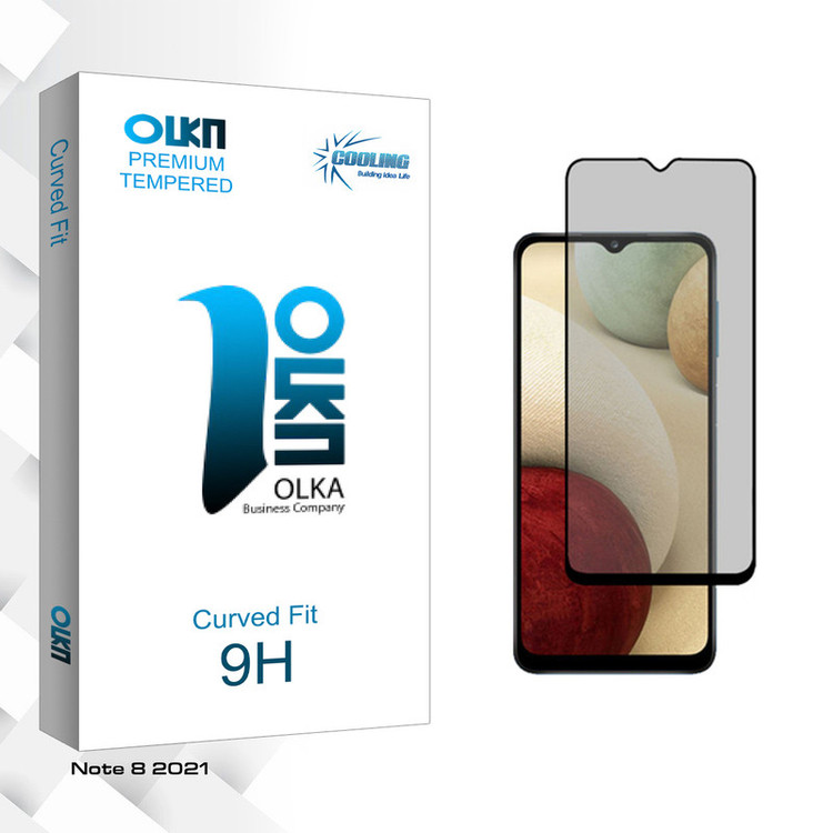 محافظ صفحه نمایش سرامیکی مات کولینگ مدل Olka Glass NEW مناسب برای گوشی موبایل شیائومی Note 8 2021